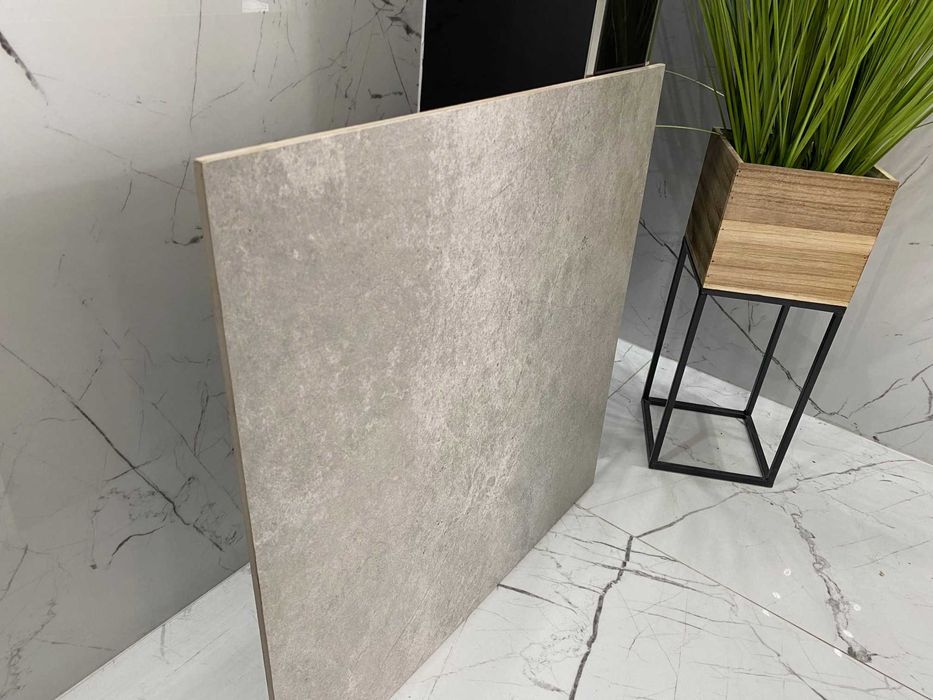 Pogrubiony szary twardy gres 80x80 antypośligowy NAJTANIEJ - 21,90 m2