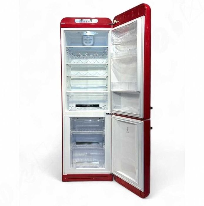 Холодильник SMEG / СМЕГ FAB32RRN1, ретро, 2-кам. червоний