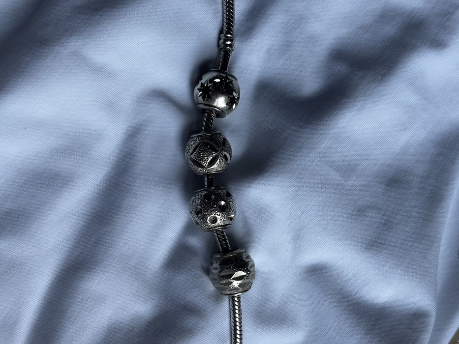 charms kulka pandora srebrna
