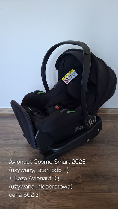Fotelik Avionaut Cosmo Smart 2025 + baza Avionaut IQ