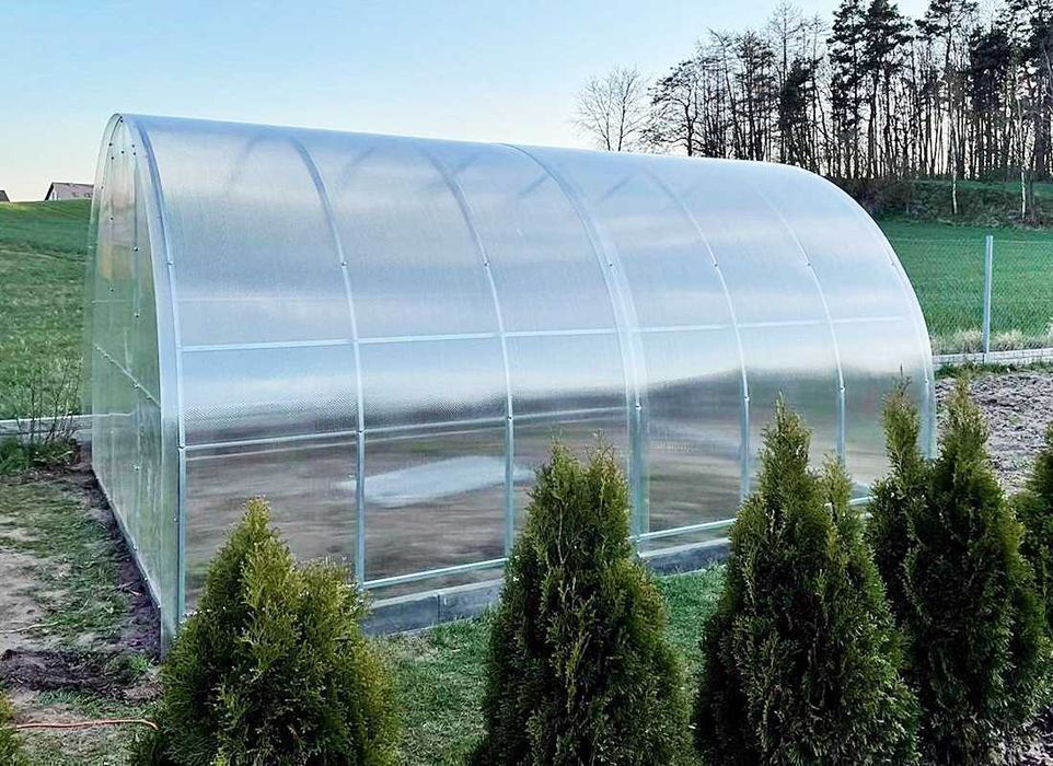 Szklarnia Standard Plus ogrodowa 3x2m Tunel z poliwęglanu 4mm