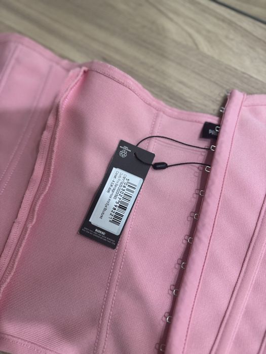 Рожевий корсет хс