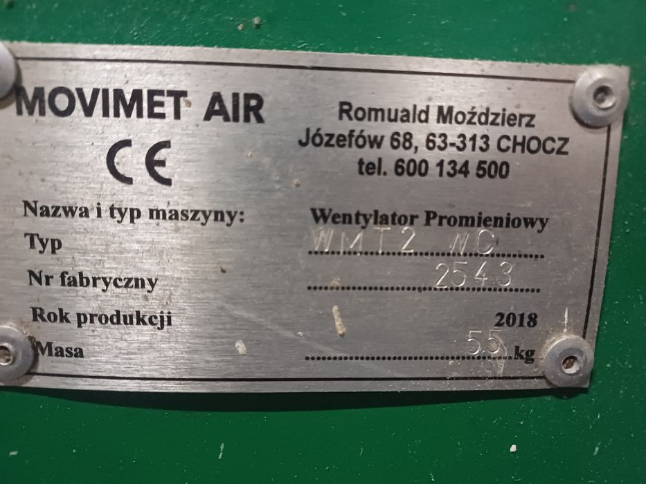 Wentylator do trocin  ,wiór