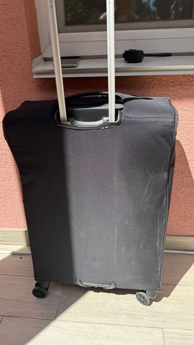 Продаж валізи Samsonite, чорний колір , текстиль