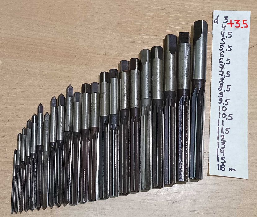 свердло СРСР НАБОР 16 шт від 2.1 до 10 мм в роботі не були
