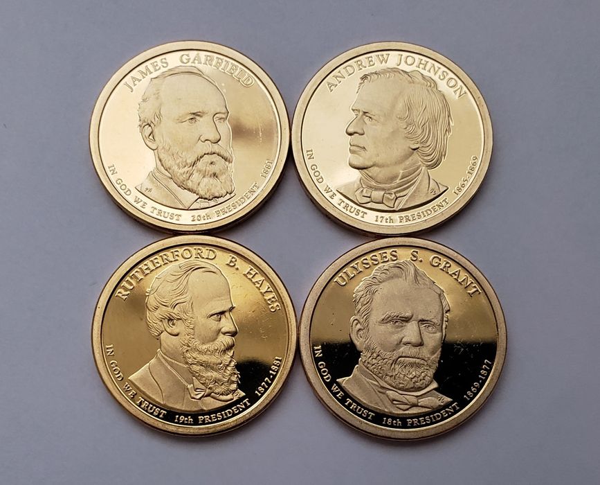 Монети США, Пруф президентськi доллари $1