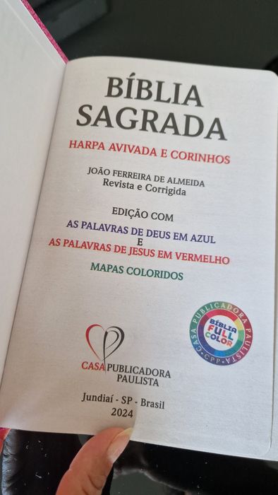 Bíblia Sagrada ARC com Harpa Avivada e Corinhos | Letra Gigante
