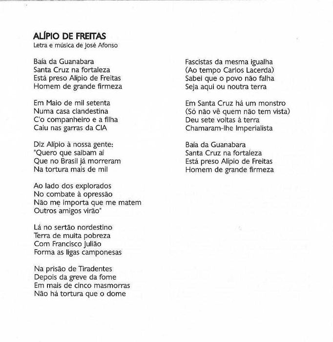 José Afonso - - - - - Com as Minhas Tamanquinhas - - - - - CD