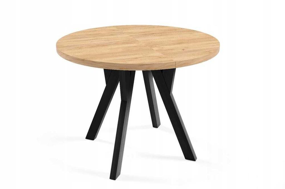 Okrągły stół rozkładany ORIO 100/200 cm, wys. 77 cm