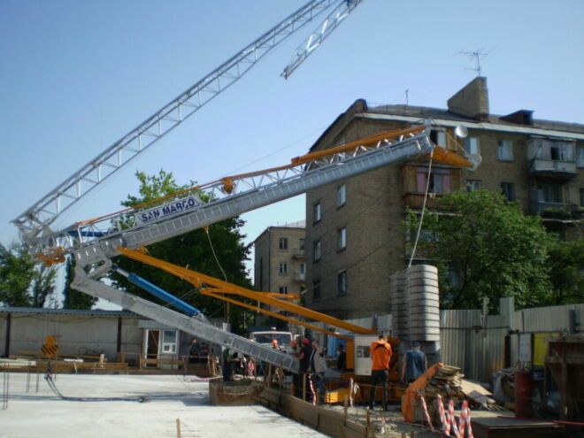 Аренда продажа башенных кранов КБ 403 408 308 Potain Liebherr