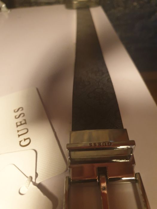 GUESS Pasek unisex roz.M