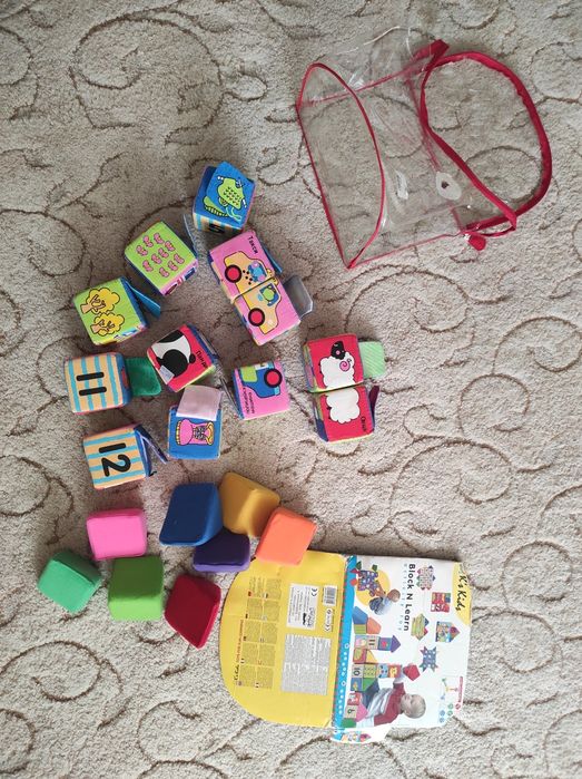 Набор тканевых мягких кубиков K's Kids