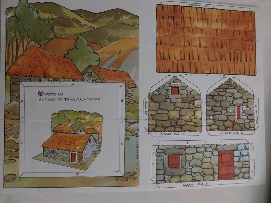 Trás-os-montes, Casas Regionais Portuguesas, n. 2 , construção