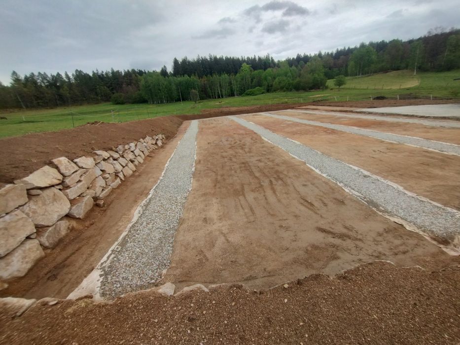 Prace ziemne - usługi koparką, minikoparką