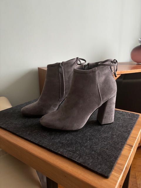 Buty,botki,szare