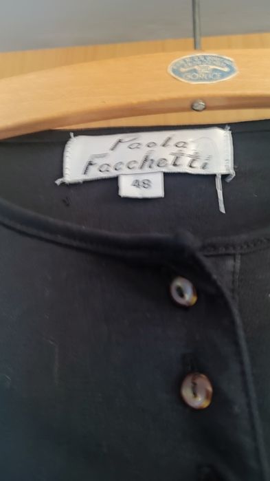 T-shirt damski czarny r 48