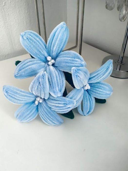 Kwiaty ręcznie wykonane