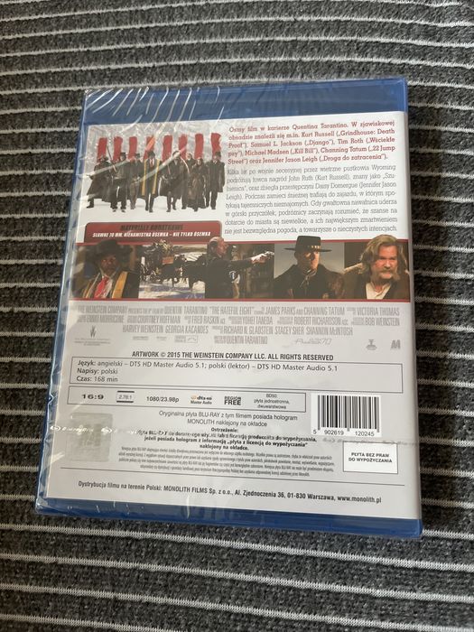 Nienawistna Ósemka nowy Blu-ray