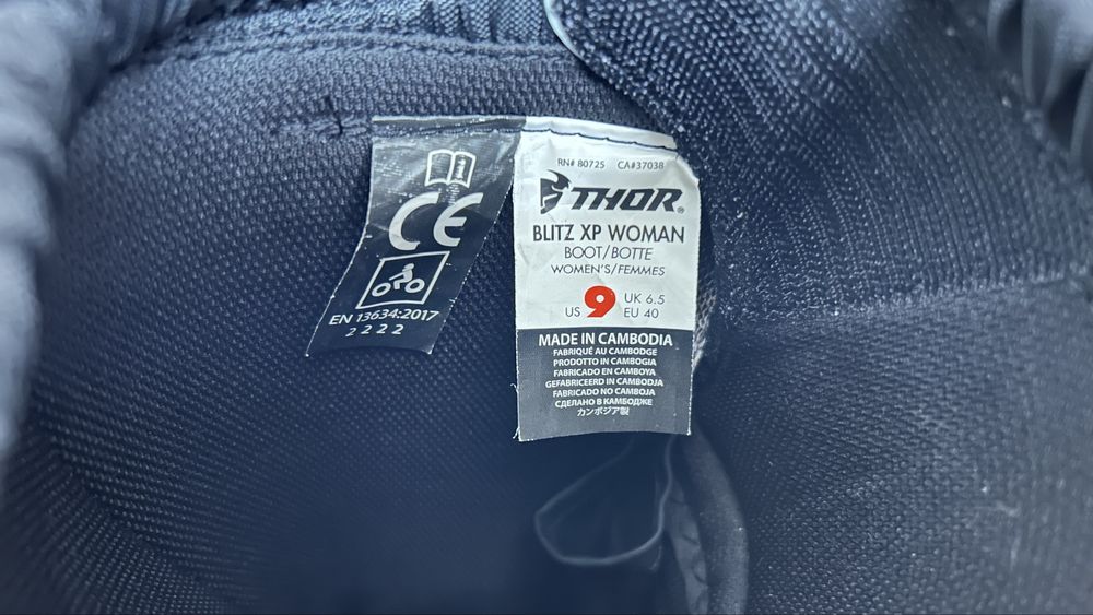 Buty na Cross Enduro Thor Blitz rozmiar 40