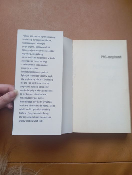 Książka Tomasz Lis, PIS-neyland