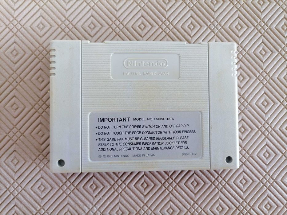 Mario Paint - Cartucho SNES, Versão PAL