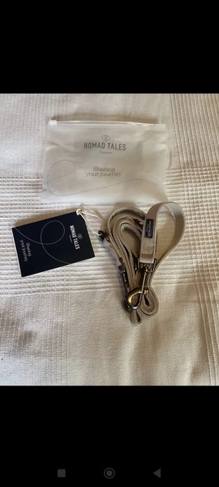 Sprzedam smycz dla psa Nomad Tales BLUSH szara plusz 200cm