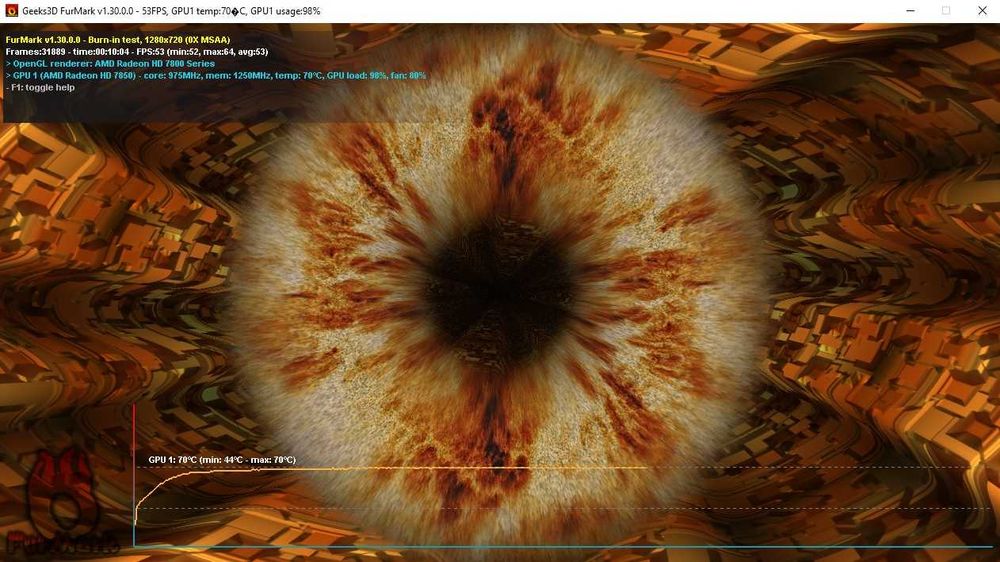 XFX DoubleD HD7850 Black Edition, 2GB GDDR5, 256bit, 60FPS+, є Furmark