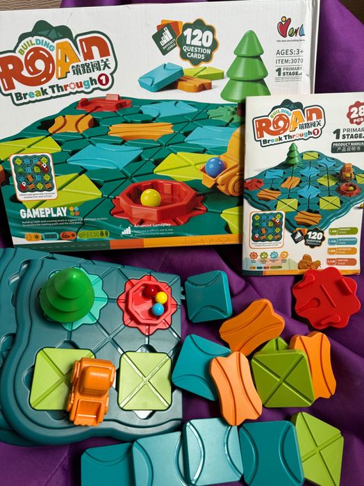 Розвиваюча іграшка-гра Building road (Проклади маршрут)