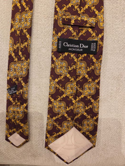 Gravatas Christian Dior Monsieur – 100% Seda – Made in France – Handmade