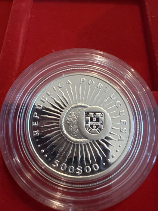 Moeda de 500$ bi metalica Proof.