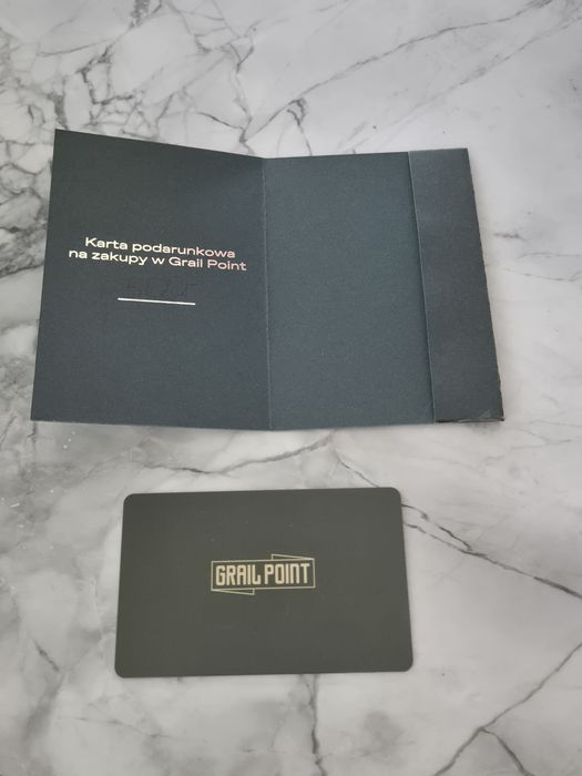 Karta podarunkowa do sklepu Grail Point 500 zł