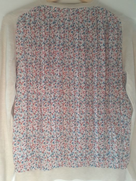 Sweterek pepe jeans kremowy tanio