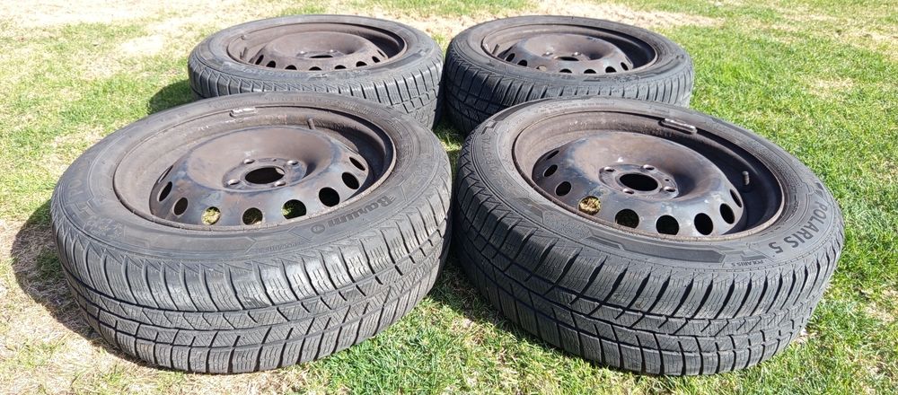 Sprzedam koła 4x100 zimowe renault Barum Polaris