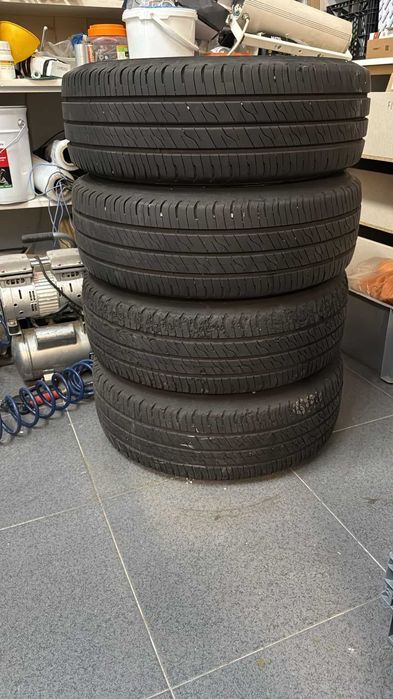 4 jantes com pneus para ford transit custom