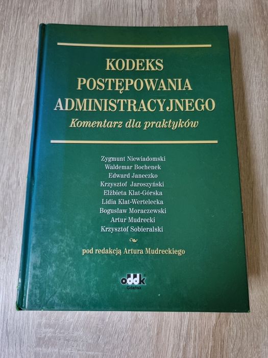 Kodeks Postępowania Administracyjnego Komentarz dla praktykantów