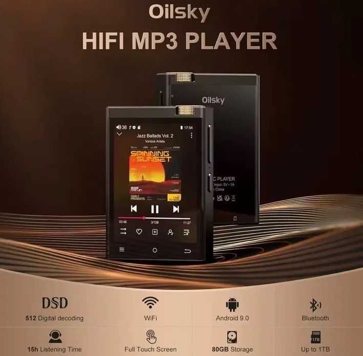 Oilsky m308 bezstratny odtwarzacz mp3 z android