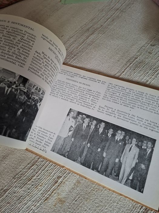 Livro de visita de Presidente da República ao Brasil em 1957