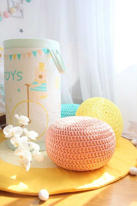 Кошик для іграшок з авторським принтом