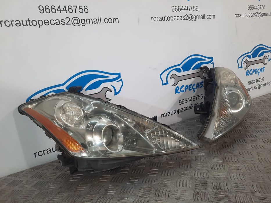 OTICA OTICAS XENON ESQUERDA DIREITA NISSAN MURANO I 1 MK1  Z50 OPTICA