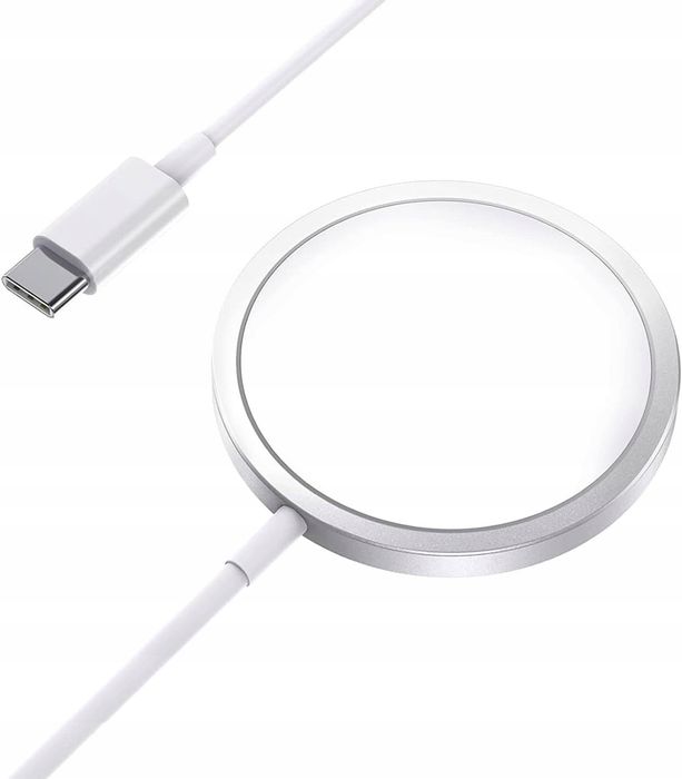 Szybka Ładowarka Indukcyjna MagSafe 15W do iPhone i QI kabel ładowania