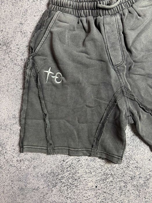 ‼️РОЗПРОДАЖ‼️ Шорти Thug Club Distressed Washed Black | M L