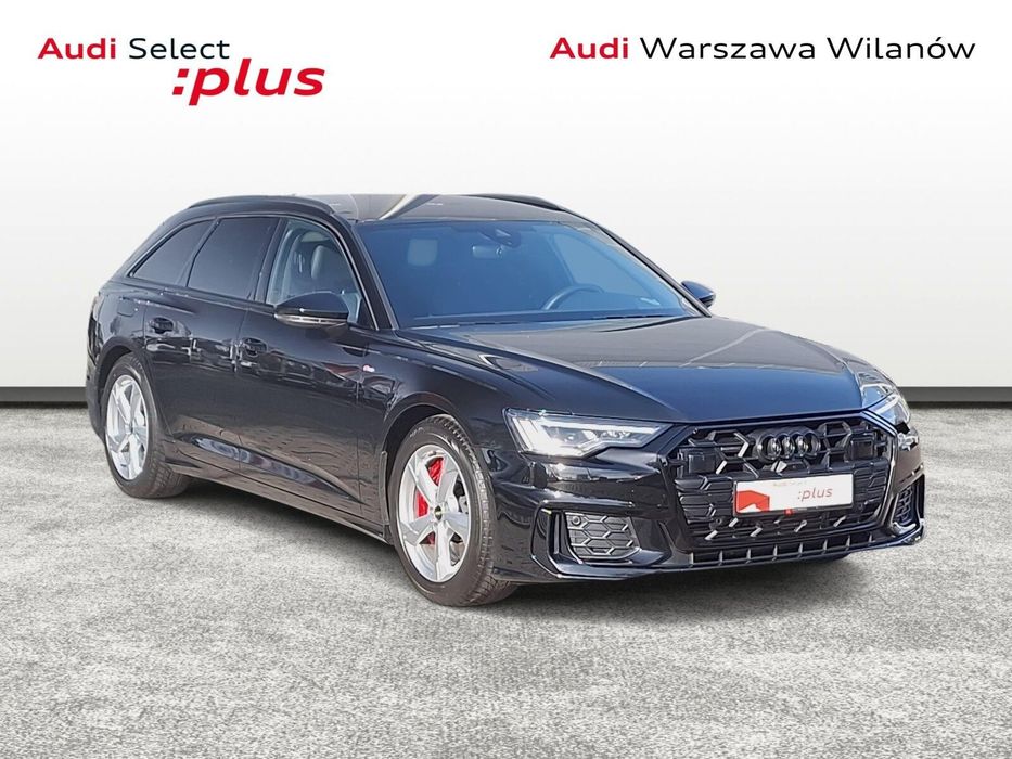 Audi A6 Avant Matrix Sline Kam. 360 Hak Sound system Czerń Head up ACC Ambiente
