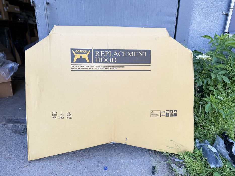 Капот метал (Gordon) Jeep Cherokee 2019+