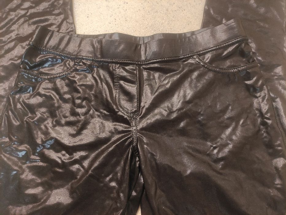 Виниловые штаны брюки