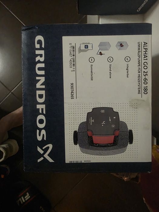Pompa grundlos alpha go1 25-60-180