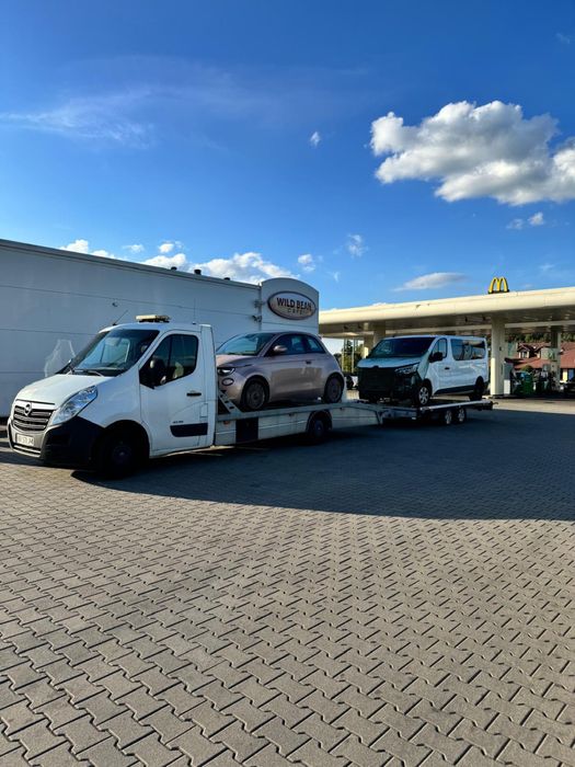 Wypożycz i jedź laweta autolaweta wynajem kat. B Opel Movano