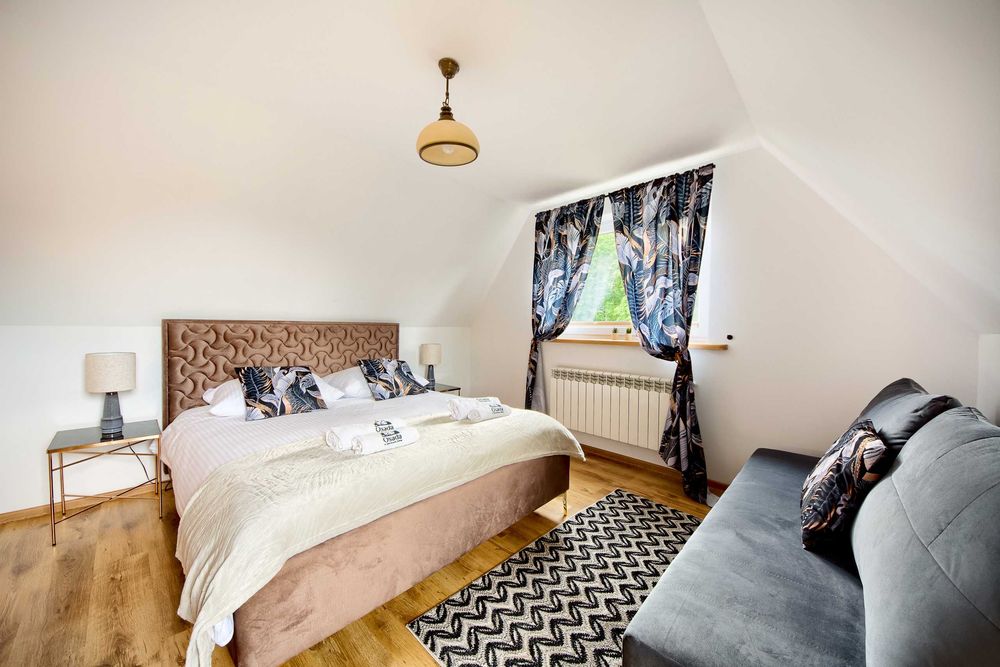 Góralska Osada NA WYŁĄCZNOŚĆ 26os - imprezy firmowe, urodziny, kawalerskie, domek w górach, noclegi Zakopane, domek z jacuzzi, domek do wynajęcia.