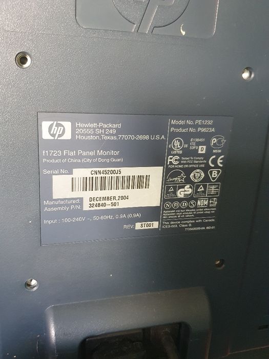 Monitor 17  polegadas