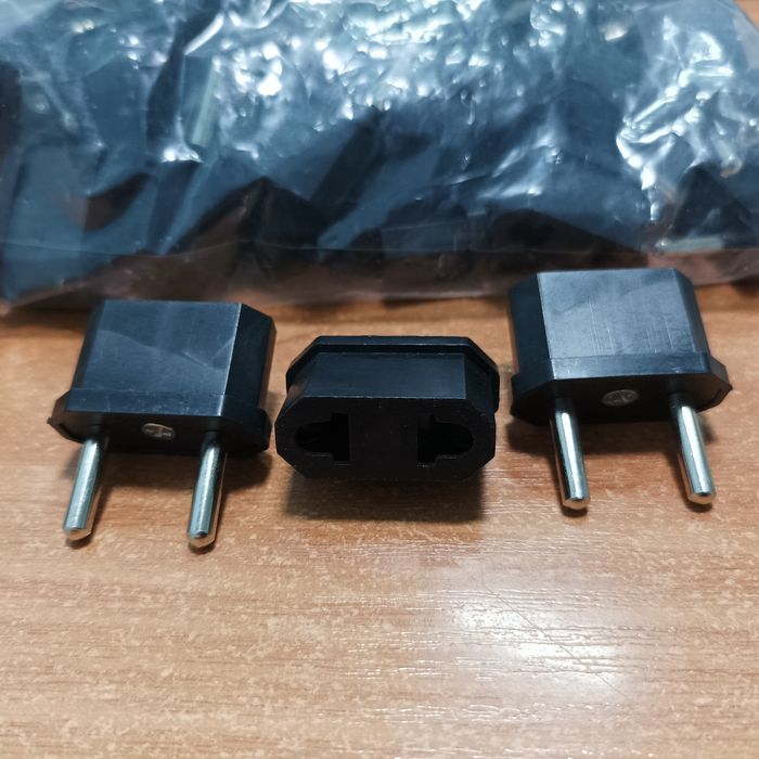 Переходники AC/AC под евророзетку (3 шт)