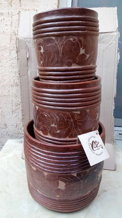 Кашпо керамическое Flora Rosa